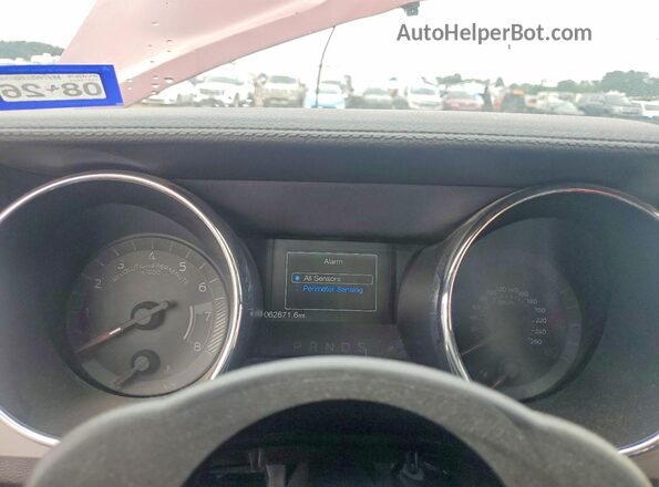 1FA6P8CF3G5200765 2016 FORD MUSTANG Red Widok zestawu wskaźników