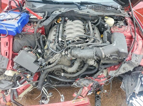 1FA6P8CF3G5200765 2016 FORD MUSTANG Red Widok wnętrza z tyłu