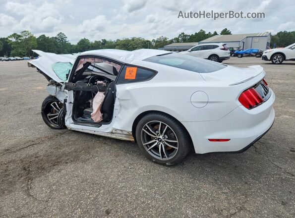 1FA6P8CF3G5236309 2016 FORD MUSTANG White Trasero izquierdo