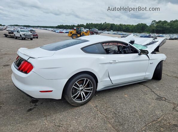 1FA6P8CF3G5236309 2016 FORD MUSTANG White Trasero derecho