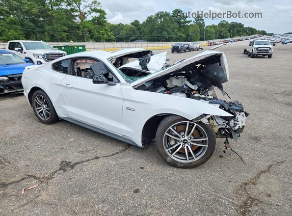 1FA6P8CF3G5236309 2016 FORD MUSTANG White Delantero derecho
