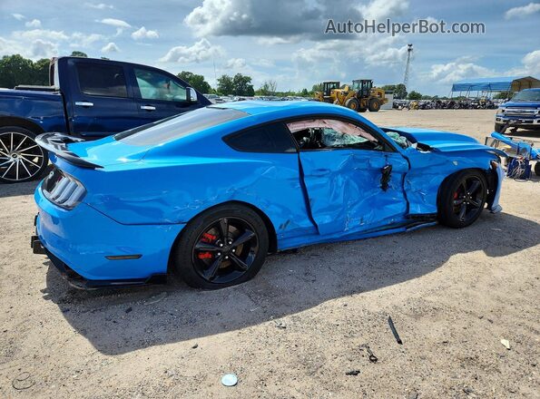 1FA6P8CF3H5271644 2017 FORD MUSTANG Blue Rear right
