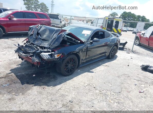 1FA6P8CF3H5279243 2017 FORD MUSTANG Черный Передняя левая четверть