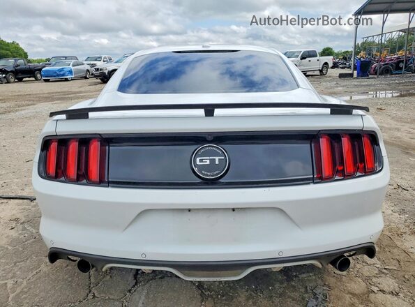 1FA6P8CF3H5330921 2017 FORD MUSTANG White Widok z tyłu