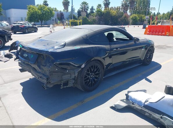 1FA6P8CF3H5330983 2017 FORD MUSTANG Black Tył prawy