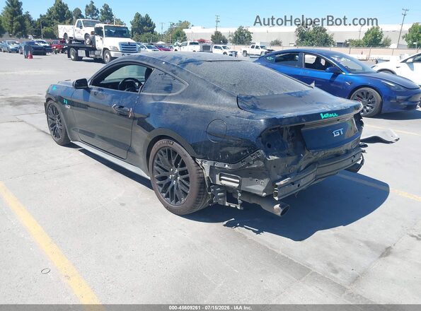 1FA6P8CF3H5330983 2017 FORD MUSTANG Black Tył lewy