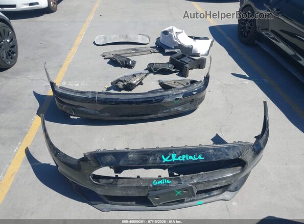 1FA6P8CF3H5330983 2017 FORD MUSTANG Black Widok zestawu wskaźników