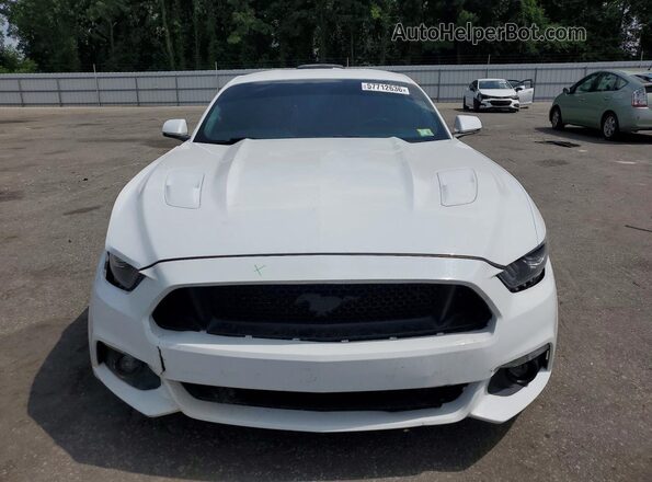 1FA6P8CF3H5342356 2017 FORD MUSTANG White წინა ხედი