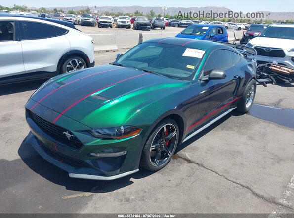 1FA6P8CF3K5123579 2019 FORD MUSTANG Green Front left