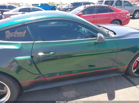 1FA6P8CF3K5123579 2019 FORD MUSTANG Green Rear interior view