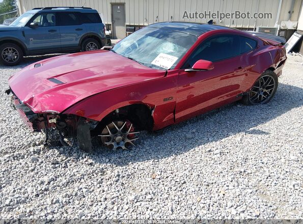 1FA6P8CF3L5146037 2020 FORD MUSTANG Red Передня ліва чверть