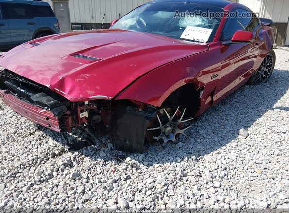 1FA6P8CF3L5146037 2020 FORD MUSTANG Red Вид спереду