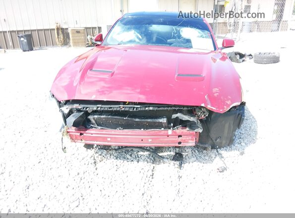 1FA6P8CF3L5146037 2020 FORD MUSTANG Red Вид щитка приладів