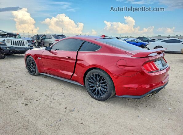 1FA6P8CF3L5168779 2020 FORD MUSTANG Red Հետևի ձախ