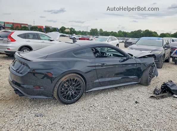 1FA6P8CF3N5132495 2022 FORD MUSTANG Black Tył prawy