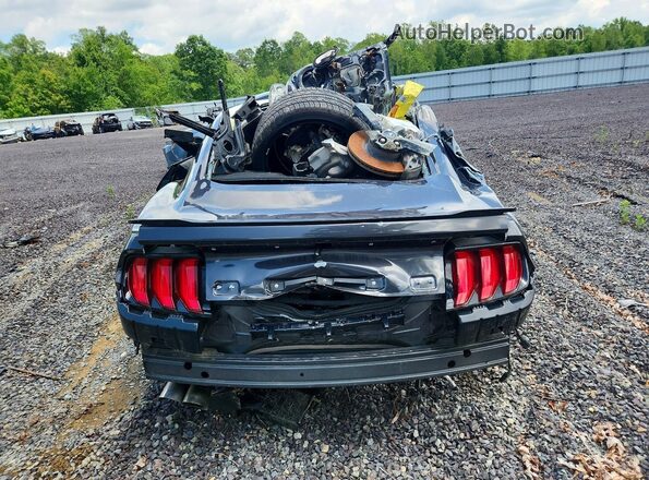 1FA6P8CF3P5300414 2023 FORD MUSTANG Black Widok z tyłu