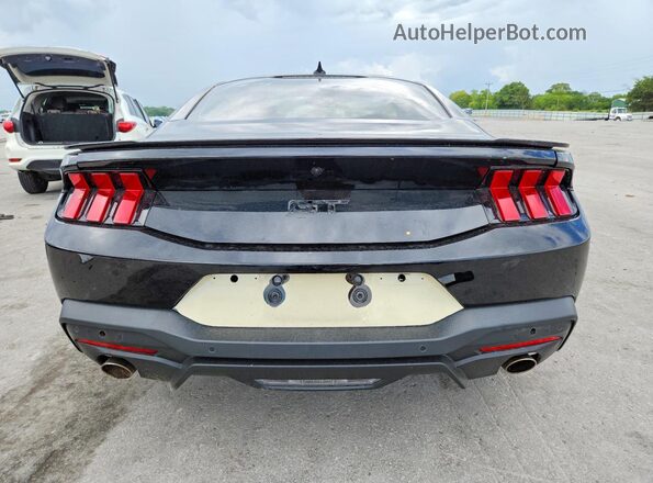 1FA6P8CF3R5417963 2024 FORD MUSTANG Black უკანა ხედი