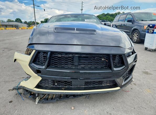 1FA6P8CF3R5417963 2024 FORD MUSTANG Black წინა ხედი