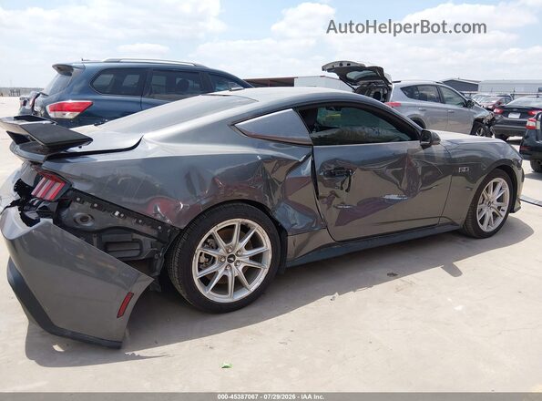 1FA6P8CF3R5420314 2024 FORD MUSTANG Gray Widok z przodu
