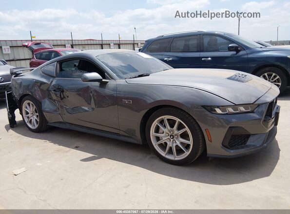 1FA6P8CF3R5420314 2024 FORD MUSTANG Gray Widok wnętrza 360 stopni