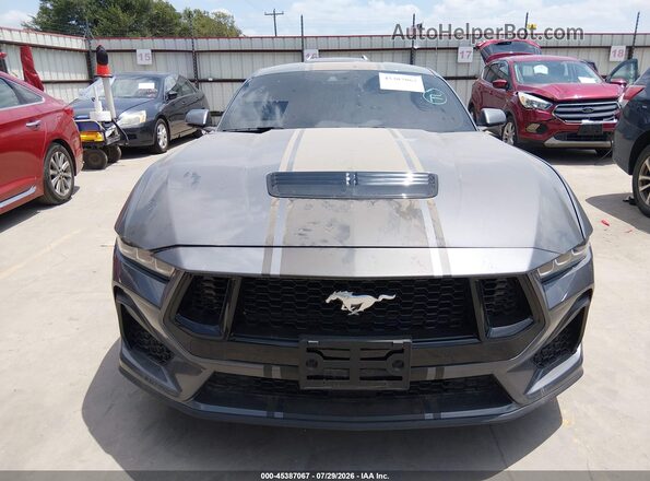 1FA6P8CF3R5420314 2024 FORD MUSTANG Gray Widok wnętrza z tyłu