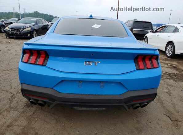 1FA6P8CF3S5410369 2025 FORD MUSTANG Blue Vista trasera
