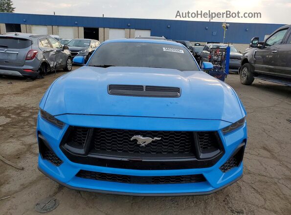 1FA6P8CF3S5410369 2025 FORD MUSTANG Blue Vista frontal