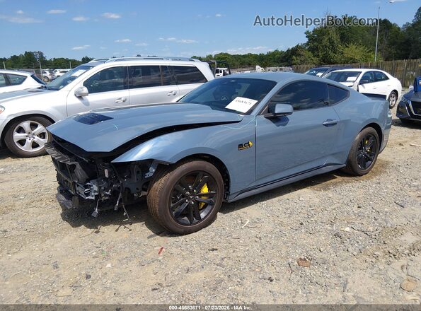 1FA6P8CF3T5400054 2026 FORD MUSTANG Синий Передняя левая четверть