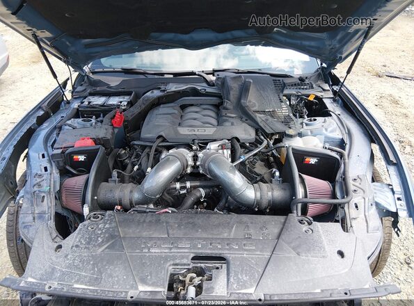 1FA6P8CF3T5400054 2026 FORD MUSTANG Синий Вид сзади