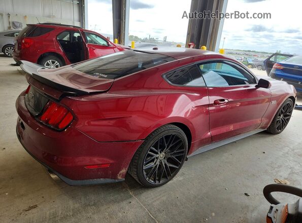1FA6P8CF4G5289309 2016 FORD MUSTANG Красный Задняя правая четверть