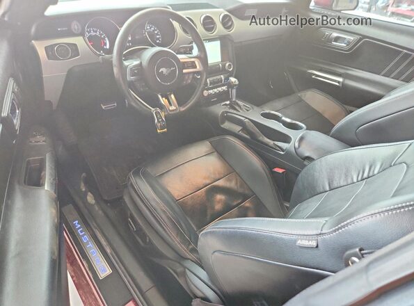 1FA6P8CF4G5289309 2016 FORD MUSTANG Красный Вид панели приборов