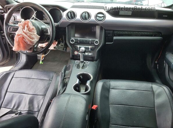 1FA6P8CF4G5289911 2016 FORD MUSTANG Black Vista del salpicadero