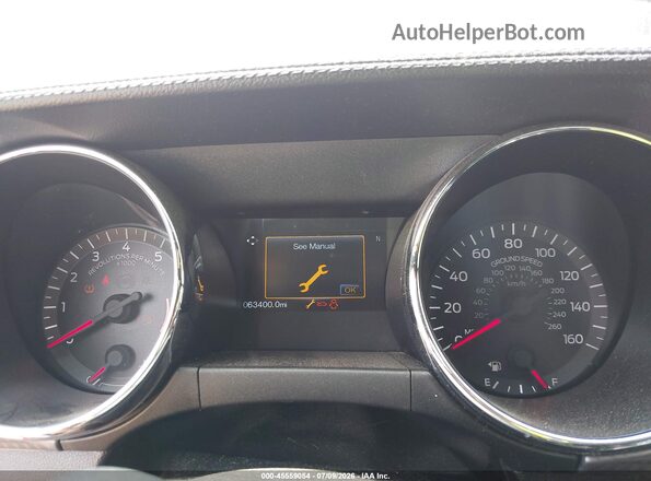1FA6P8CF4G5322177 2016 FORD MUSTANG Red Widok tylnych siedzeń