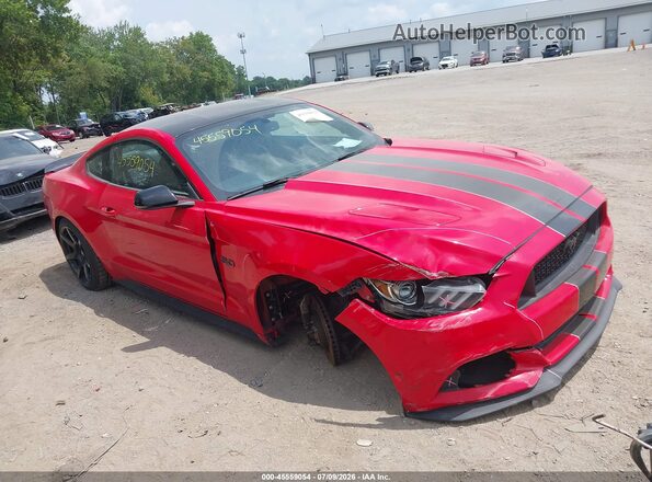 1FA6P8CF4G5322177 2016 FORD MUSTANG Red Widok z przodu