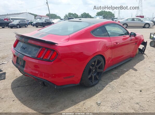 1FA6P8CF4G5322177 2016 FORD MUSTANG Red Tył prawy