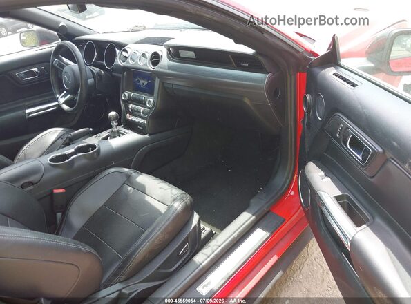 1FA6P8CF4G5322177 2016 FORD MUSTANG Red Widok wnętrza z przodu