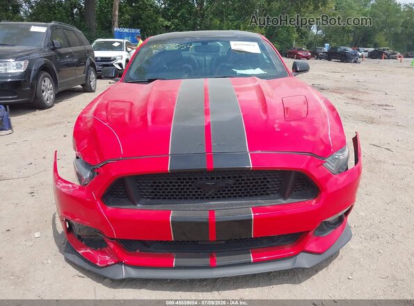 1FA6P8CF4G5322177 2016 FORD MUSTANG Red Widok zestawu wskaźników