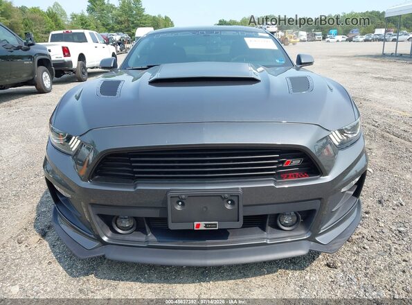 1FA6P8CF4G5337018 2016 FORD MUSTANG Gray Widok z przodu