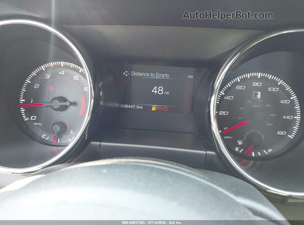 1FA6P8CF4G5337018 2016 FORD MUSTANG Gray Widok tylnych siedzeń