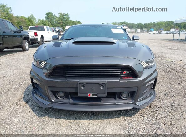 1FA6P8CF4G5337018 2016 FORD MUSTANG Gray Widok zestawu wskaźników