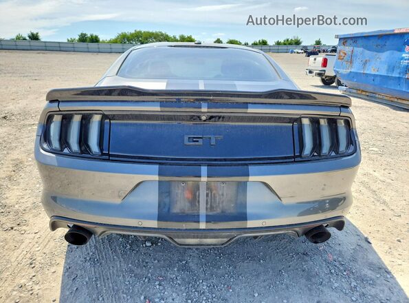 1FA6P8CF4H5226681 2017 FORD MUSTANG Gray უკანა ხედი