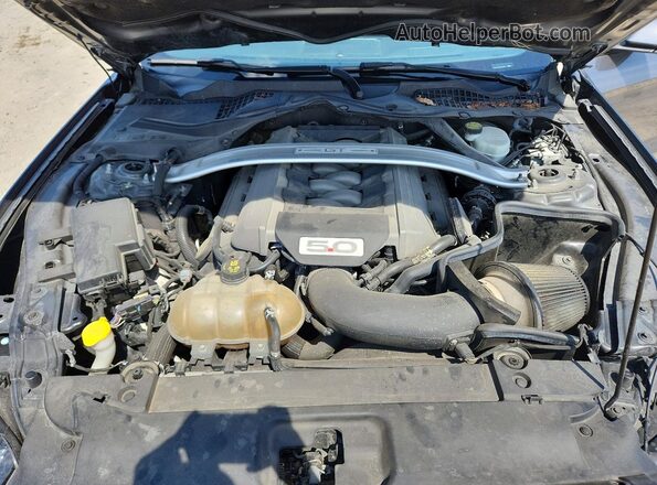 1FA6P8CF4H5226681 2017 FORD MUSTANG Gray უკანა სალონის ხედი
