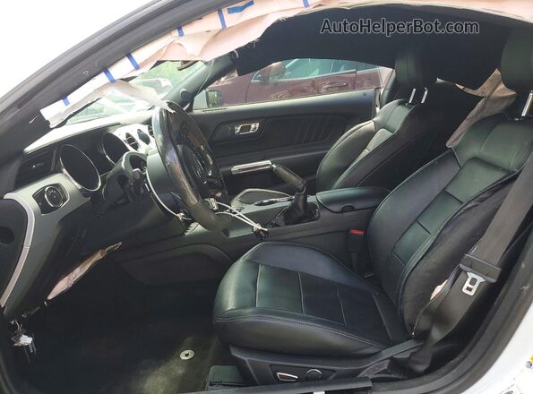 1FA6P8CF4H5236367 2017 FORD MUSTANG White Front interior view