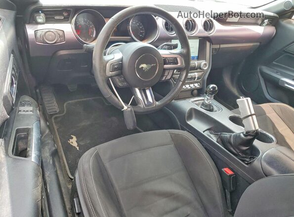 1FA6P8CF4H5281146 2017 FORD MUSTANG Gray წინა პანელის ხედი