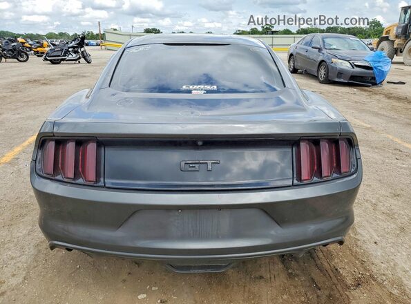 1FA6P8CF4H5281146 2017 FORD MUSTANG Gray უკანა ხედი