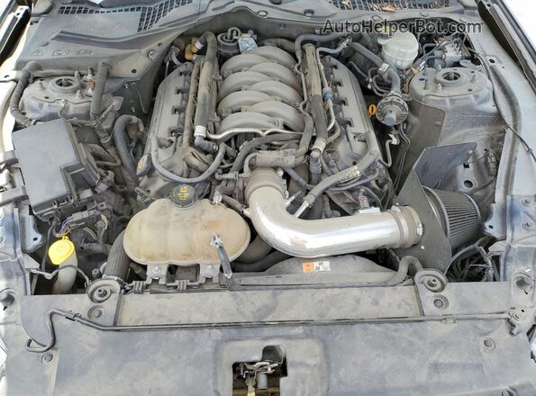 1FA6P8CF4H5281146 2017 FORD MUSTANG Gray უკანა სალონის ხედი