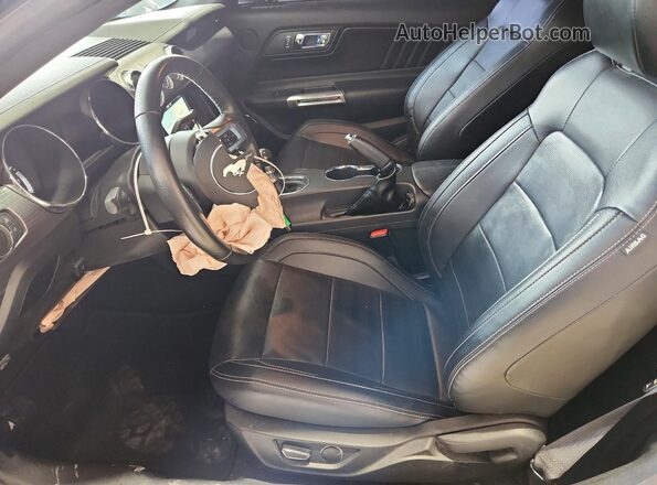 1FA6P8CF4H5309267 2017 FORD MUSTANG Gray Widok wnętrza z przodu