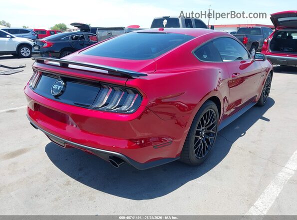 1FA6P8CF4H5336243 2017 FORD MUSTANG Red Tył prawy