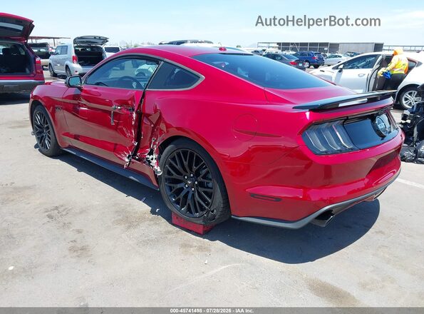 1FA6P8CF4H5336243 2017 FORD MUSTANG Red Tył lewy