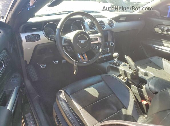 1FA6P8CF4H5342320 2017 FORD MUSTANG Black Առջևի վահանակի տեսք